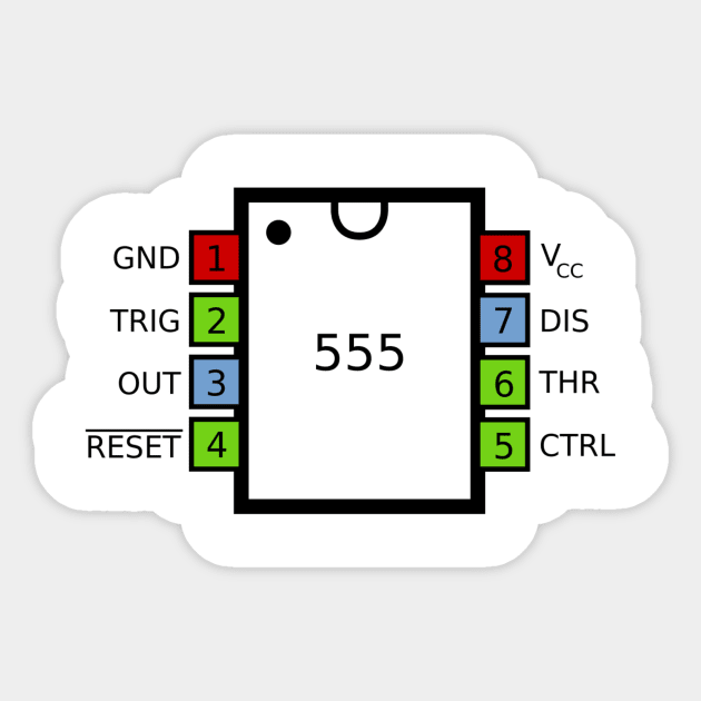 555 Timer IC Sticker by AlternativeEye